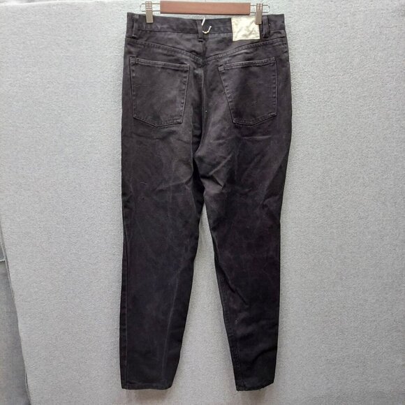 Bugle Boy Gold Crest Womens Black Cotton Pants Size 14 - Picture 3 of 6